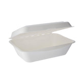 Bio - Degradable Hinged Container 7x5 Inch 500 Pieces - hotpackwebstore.com - Bio - Degradable Containers